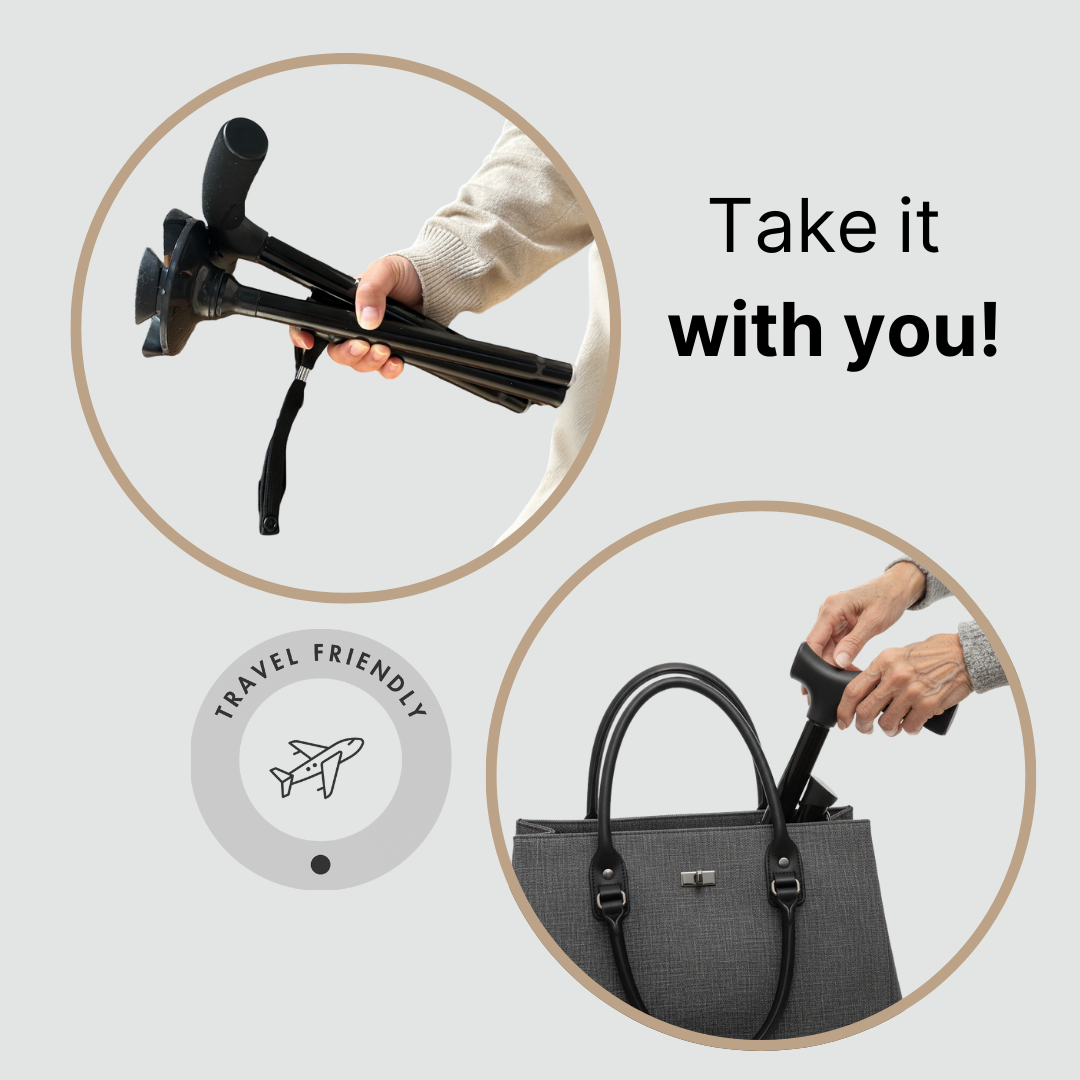 foldable walking cane 